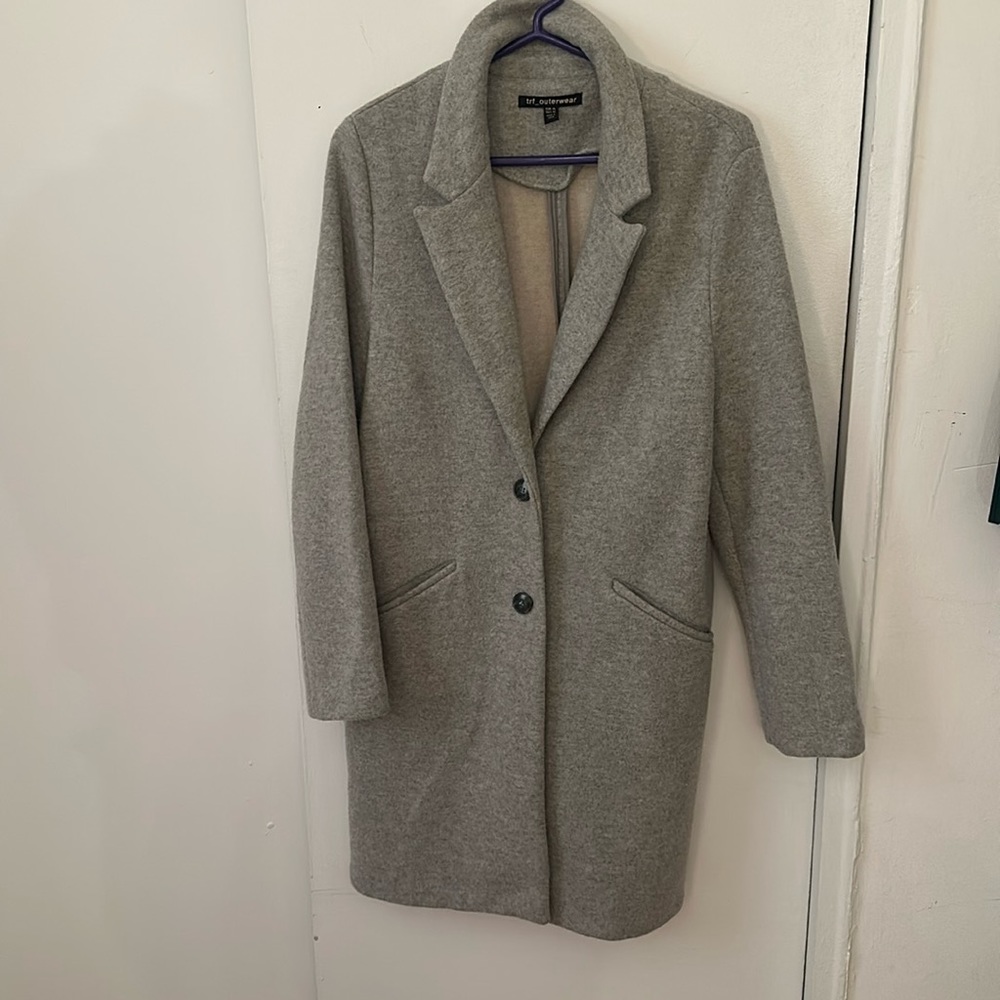Zara TRF Grey Sweater Jacket